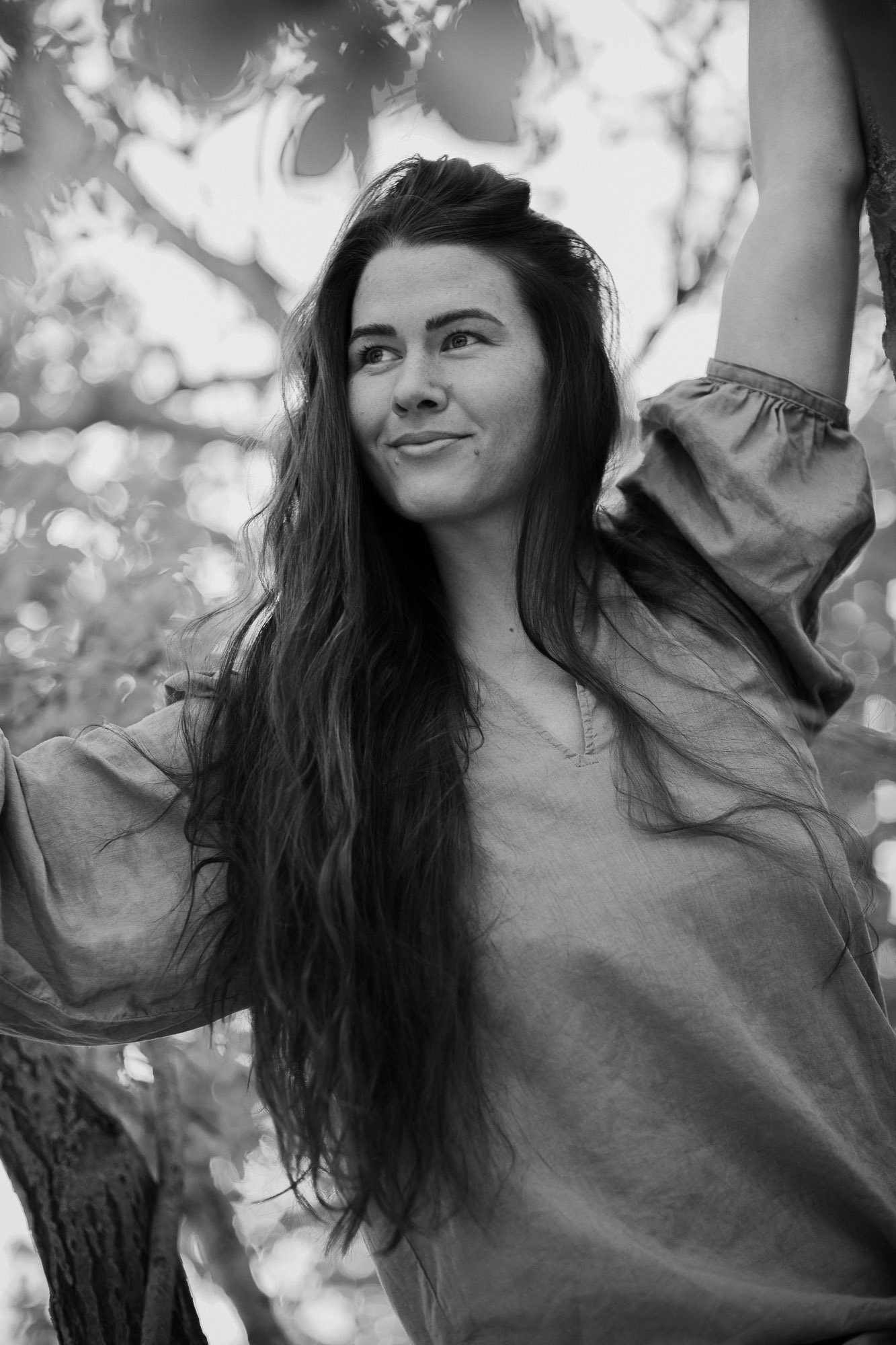 Lydia-Helen Pieles am Baum